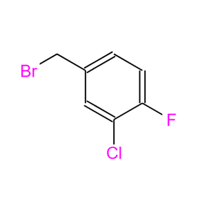 3-氯-4-氟溴苄,4-(Bromomethyl)-2-chloro-1-fluorobenzene