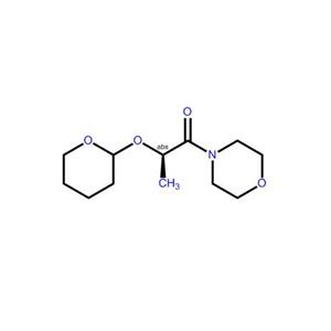 4-[(2R)-1-氧代-2-[(四氢-2H-吡喃-2-基)氧基]丙基]吗啉,4-[(2R)-2-(3,4,5,6-tetrahydro-2H-pyran-2-yloxy)-propionyl]morpholine