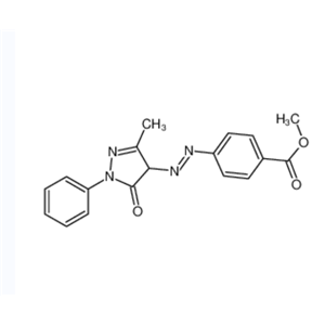 4-[(4,5-二氢-3-甲基-5-氧代-1-苯基-1H-吡唑-4-基)偶氮]苯甲酸甲酯,methyl 4-[(3-methyl-5-oxo-1-phenyl-4H-pyrazol-4-yl)diazenyl]benzoate
