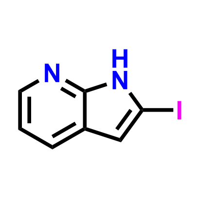 2-碘-1H-吡咯并[2,3-b]吡啶,2-Iodo-1H-pyrrolo[2,3-b]pyridine