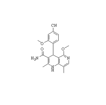 非奈利酮杂质E,1,6-Naphthyridine-3-carboxamide, 4-(4-cyano-2-methoxyphenyl)-1,4-dihydro-5-methoxy-2,8-dimethyl-