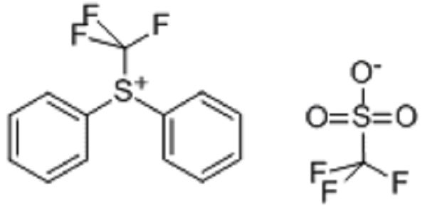 二苯基(三氟甲基)锍三氟甲磺酸盐,diphenyl-(trifluoromethyl)-sulfonium trifluoromethanesulfonate