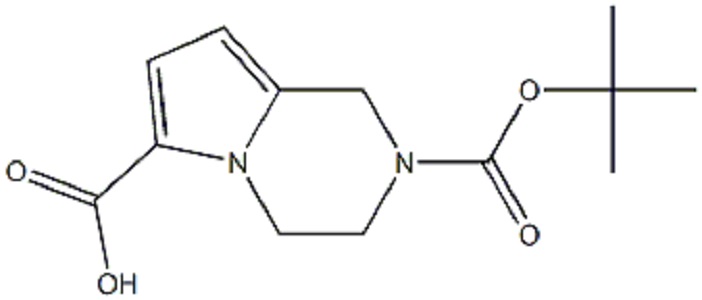 2-[(叔丁氧基)羰基]-1H,2H,3H,4H-吡咯并[1,2-A]吡嗪-6-羧酸,2-BOC-3,4-DIHYDRO-1H-PYRROLO[1,2-A]PYRAZINE-6-CARBOXYLIC ACID