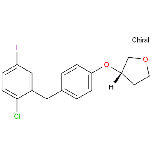 (3S)-3-[4-[(2-氯-5-碘苯基)甲基]苯氧基]四氢呋喃,(3S)-3-[4-[(2-Chloro-5-iodophenyl)methyl]phenoxy]tetrahydro-furan