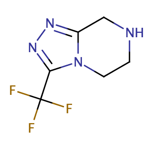 3-(三氟甲基)-5,6,7,8-四氢-[1,2,4]三唑并[4,3-α]吡嗪,3-(Trifluoromethyl)-5,6,7,8-tetrahydro-[1,2,4]triazolo[4,3-a]pyrazine