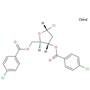 1-氯-2-脱氧-3,5-二-O-对氯苯甲酰基-D-核糖,1-Chloro-3,5-di-(4-chlorobenzoyl)-2-deoxy-D-ribose