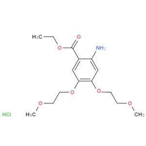 2-氨基-4,5-双(2-甲氧基乙氧基)苯甲酸乙酯盐酸盐,2-Amino-4,5-bis(2-methoxyethoxy)benzoic acid ethyl ester hydrochloride