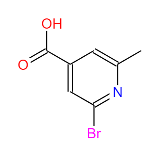 2-溴-6-甲基吡啶-4-甲酸,2-Bromo-6-methylisonicotinic acid