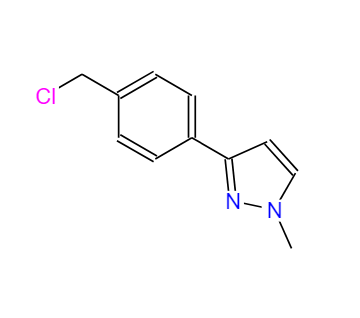 3 - [4 - (氯甲基)苯基] - 1 -甲基- 1H -吡唑,3-(4-(Chloromethyl)phenyl)-1-methyl-1H-pyrazole