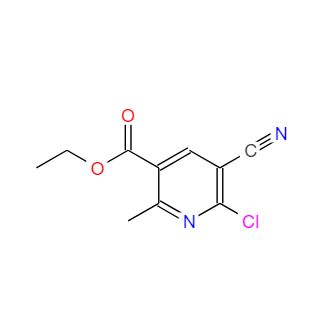 6-氯-5-氰基-2-甲基-3-吡啶甲酸乙酯,Ethyl 6-chloro-5-cyano-2-methylpyridine-3-carboxylate