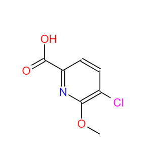 5-氯-6-甲氧基皮考啉酸,5-Chloro-6-methoxypicolinic acid
