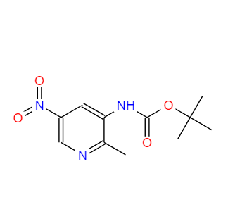 (2-甲基-5-硝基吡啶-3-基)氨基甲酸叔丁酯,tert-Butyl (2-methyl-5-nitropyridin-3-yl)carbamate