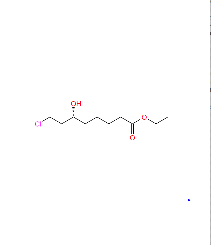 （R）-6-羥基-8-氯辛酸乙酯,Octanoic acid, 8-chloro-6-hydroxy-, ethyl ester, (6R)-