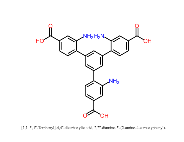 1,3,5-三(2-氨基-4-羧基苯基)苯,[1,1':3',1''-Terphenyl]-4,4''-dicarboxylic acid, 2,2''-diamino-5'-(2-amino-4-carboxyphenyl)-