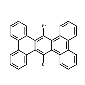 9,18-二溴三苯并[f,k,m]苯并蒽,9,18-Dibromotribenzo[f,k,m]tetraphene