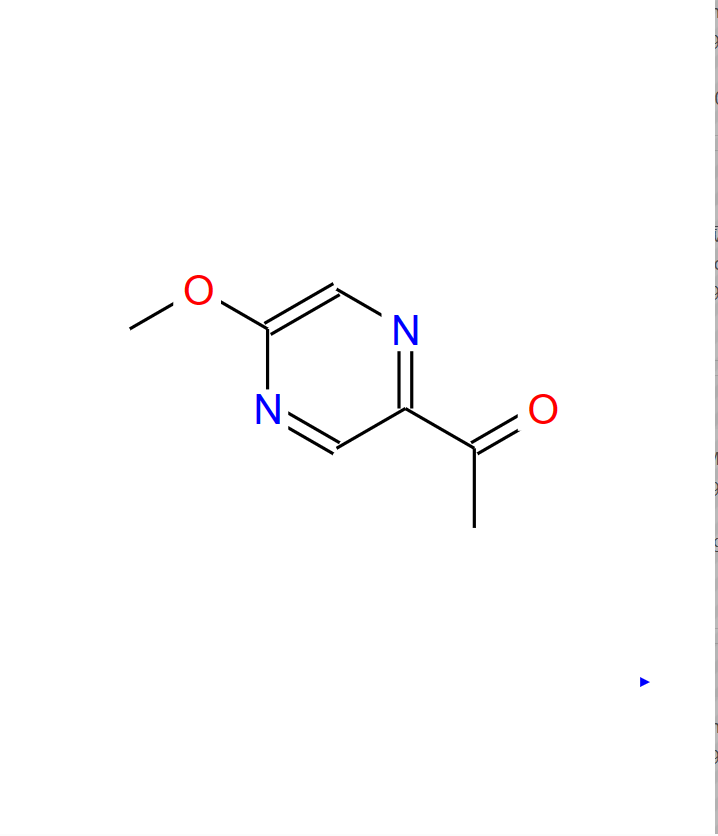 5-甲氧基吡嗪-2-乙酮,Ethanone, 1-(5-methoxypyrazinyl)- (9CI)