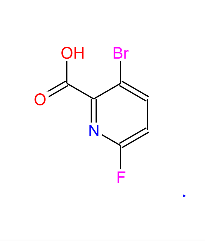 3-溴-6-氟吡啶-2-甲酸,3-Bromo-6-fluoropicolinic acid