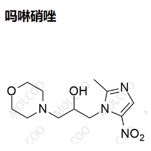 吗啉硝唑   	92478-27-8   C11H18N4O4 