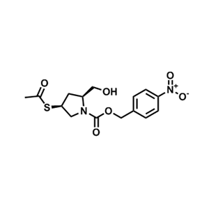 多尼侧链中间体,4-nitrobenzyl (2S,4S)-4-(acetylthio)-2-(hydroxymethyl)pyrrolidine-1-carboxylate