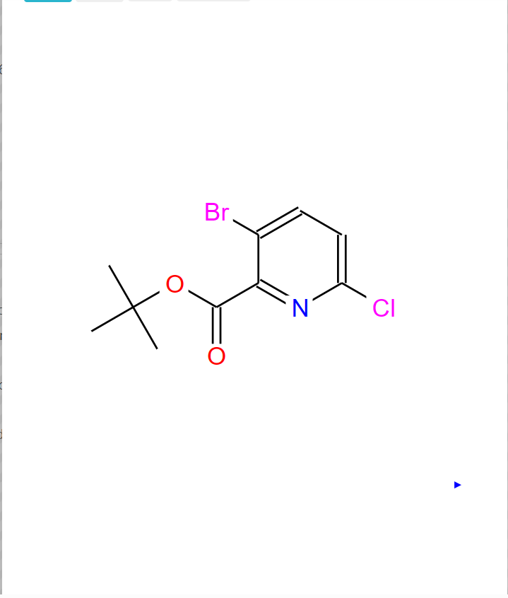 3-溴-6-氯吡啶甲酸叔丁酯,Tert-butyl 3-bromo-6-chloropicolinate