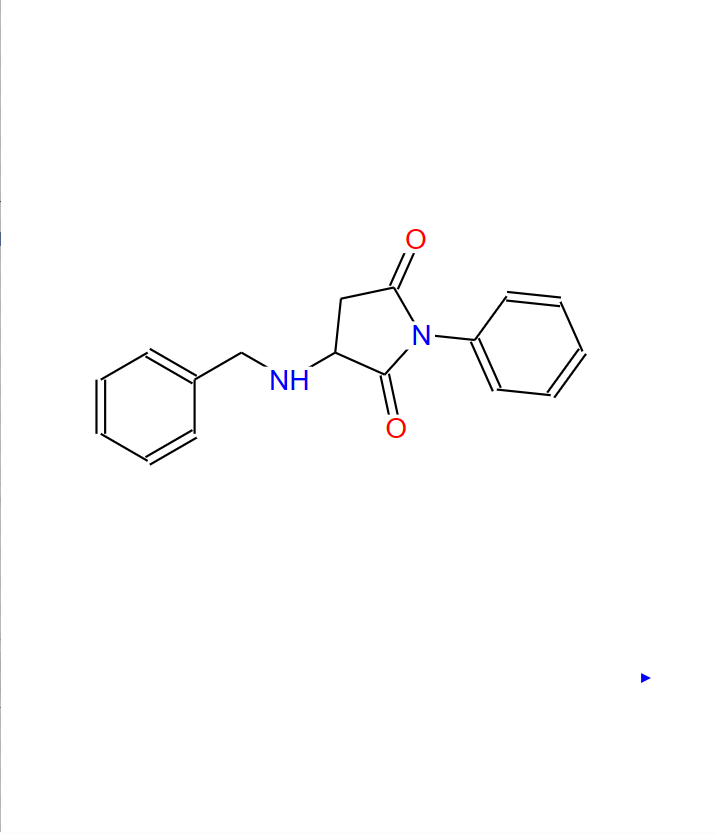 1-苯基-3-[(苯基甲基)氨基]-2,5-吡咯烷二酮,1-Phenyl-3-[(phenylmethyl)amino]-2,5-pyrrolidinedione