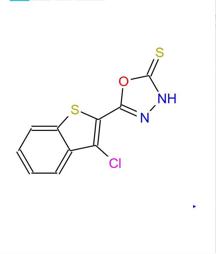 5-(3-氯-1-苯并噻吩-2-基)-1,3,4-噁二唑-2-硫醇,5-(3-chloro-1-benzothiophen-2-yl)-1,3,4-oxadiazole-2(3H)-thione