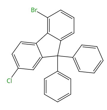 5-溴-2-氯-9,9-联苯-9H-芴,5-Bromo-2-chloro-9,9-diphenyl-9H-fluorene