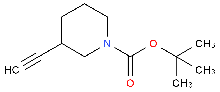 3-乙炔基哌啶-1-甲酸叔丁酯,1-Piperidinecarboxylicacid, 3-ethynyl-, 1,1-dimethylethyl ester