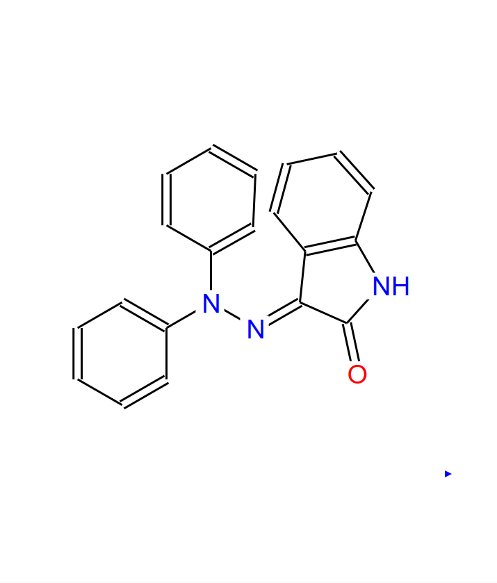 3-(2,2-二苯基腙基)吲哚啉-2-酮,3-(2,2-diphenylhydrazinyl)indol-2-one