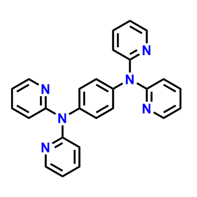 1,4-苯二胺,N1,N1,N4,N4-四-2-吡啶基,1,4-Benzenediamine,N1,N1,N4,N4-tetra-2-pyridinyl-