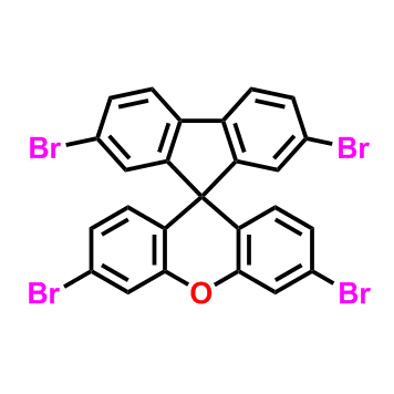 2,3',6',7-四溴螺[芴-9,9'-氧雜蒽,2,3',6',7-Tetrabromospiro[fluorene-9,9'-xanthene]