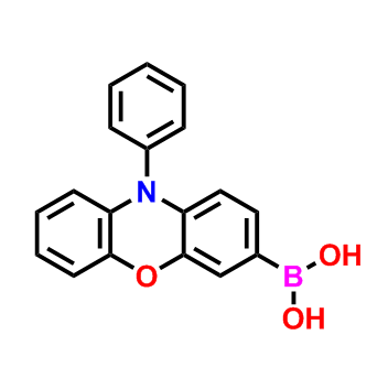 (10-苯基-10H-吩恶嗪-3-基)硼酸,(10-phenyl-10H-phenoxazin-3-yl)boronic acid