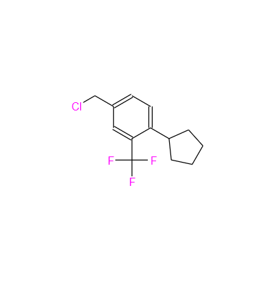 4-氯甲基-1-环戊基-2-三氟甲基苯,4-ChloroMethyl-1-cyclopentyl-2-trifluoroMethyl-benzene