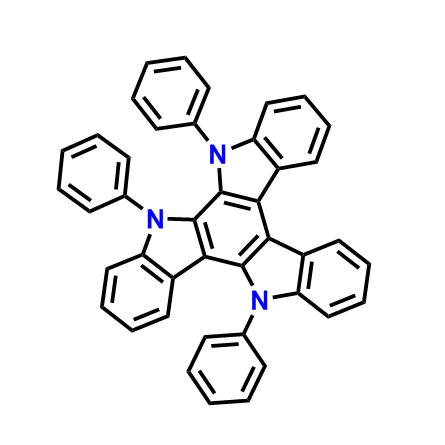 5,6,11-triphenyl-6,11-dihydro-5H-diindolo[3,2-a:2',3'-c]carbazole,5,6,11-triphenyl-6,11-dihydro-5H-diindolo[3,2-a:2',3'-c]carbazole