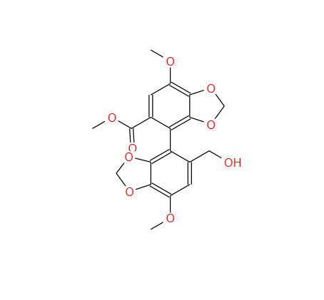 双环醇,Methyl 5'-(hydroxymethyl)-7,7'-dimethoxy-[4,4'-bibenzo[d][1,3]dioxole]-5-carboxylate