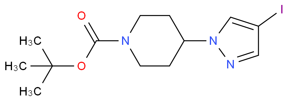 4-(4-碘-1H-吡唑-1-基)-1-哌啶羧酸叔丁酯,1-Boc-4-(4-Iodo-1H-pyrazol-1-yl)piperidine