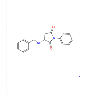 1-苯基-3-[(苯基甲基)氨基]-2,5-吡咯烷二酮,1-Phenyl-3-[(phenylmethyl)amino]-2,5-pyrrolidinedione