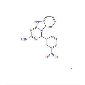 4-(3-硝基苯基)-3,4-二氢苯并[4,5]咪唑并[1,2-A][1,3,5]三嗪-2-胺