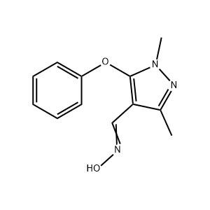1,3-二甲基-5-苯氧基-4-吡唑甲醛肟,Pyrazole-1,3-dimethyl-5-phenoxy-4-carboxaldehyde oxime