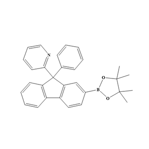 2-[9-苯基-2-硼酸频哪醇酯-9H-芴-9-基]吡啶；2230216-89-2