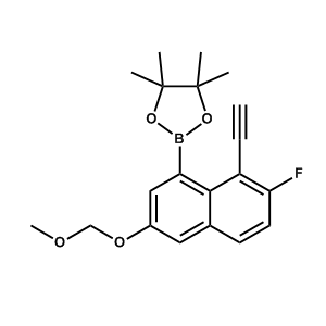 2-(8-乙炔基-7-氟-3-(甲氧基甲氧基)萘-1-基)-4,4,5,5-四甲基-1,3,2-二氧硼杂环戊烷