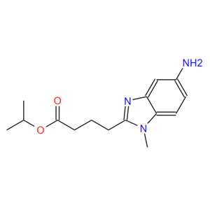 4-(5-氨基-1-甲基-1H-苯并咪唑-2-基)-丁酸异丙酯,isopropyl 4-(5-amino-1-methyl-1H-benzo[d]imidazol-2-yl)butanoate