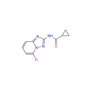 GLPG-0634 中间体,cyclopropanecarboxylic acid (5-bromo-[1,2,4]triazolo[1,5-a]pyridin-2-yl)-amide