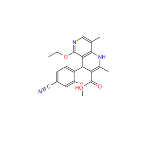 4-(4-cyano-2-methoxyphenyl)-5-ethoxy-2,8-dimethyl-1,4-dihydro-1,6-naphthyridine-3-carboxylic acid