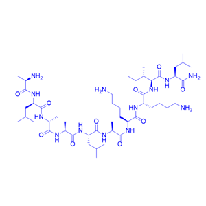 蜂毒肽Mastoparan 5 (9CI)/107048-34-0/Mastoparan 5 (9CI)  