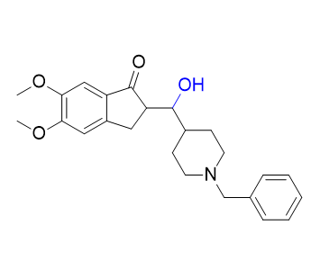 多奈哌齊雜質(zhì)01,2-((1-benzylpiperidin-4-yl)(hydroxy)methyl)-5,6- dimethoxy-2,3-dihydro-1H-inden-1-one