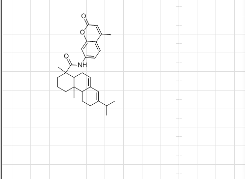 C30H37NO3,7-(tert-butyl)-1,4a-dimethyl-N-(4-methyl-2-oxo-2H-chromen-7-yl)-1,2,3,4,4a,4b,5,6,10,10a-decahydrophenanthrene-1-carboxamide