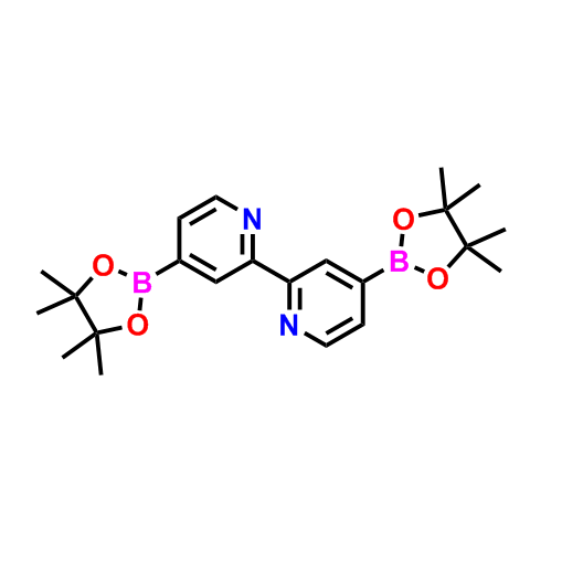 4,4'-双（4,4,5,5-四甲基-1,3,2-二氧杂硼烷-2-基）-2,2'-联吡啶,4,4'-bis(4,4,5,5-tetramethyl-1,3,2-dioxaborolan-2-yl)-2,2’-bipyridine