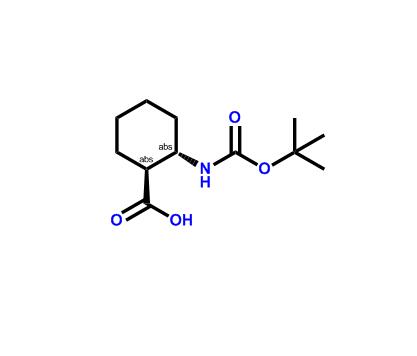 (1S,2S)-2-((叔丁氧基羰基)氨基)环己烷-1-羧酸,(1S,2S)-2-((tert-Butoxycarbonyl)amino)cyclohexanecarboxylicacid