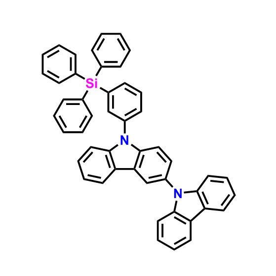 9-[3-(三苯基甲硅烷基)苯基]-3,9'-Bi-9H-咔唑,9-[3-(triphenylsilyl)phenyl]-3,9'-Bi-9H-carbazole